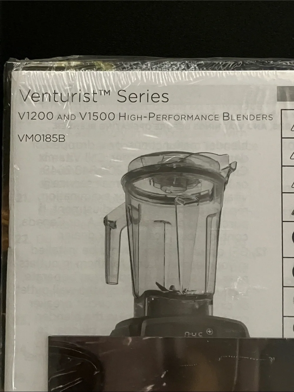 Vitamix Simply Blending Cookbook and Owners Manual Venturist V1200 V1500 NEW
